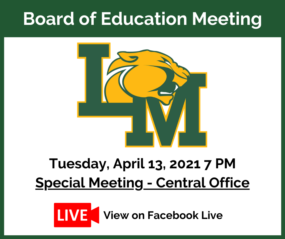Board of Education Special Meeting Notice